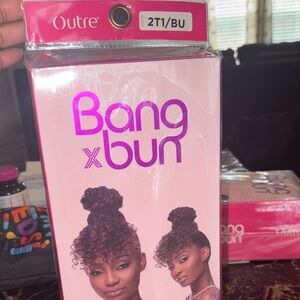 Outre Bang x Bun Hair Extension - Brown